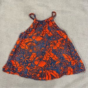 Treasure & Bond Girls Floral Hibiscus Tank Top